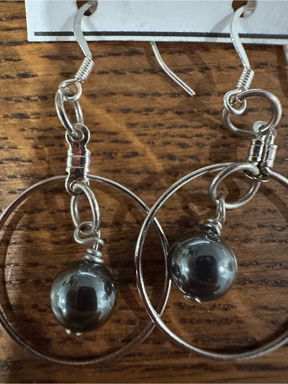 Whimsical globe earrings + Reitmans Cream Pearl Stud Earrings
